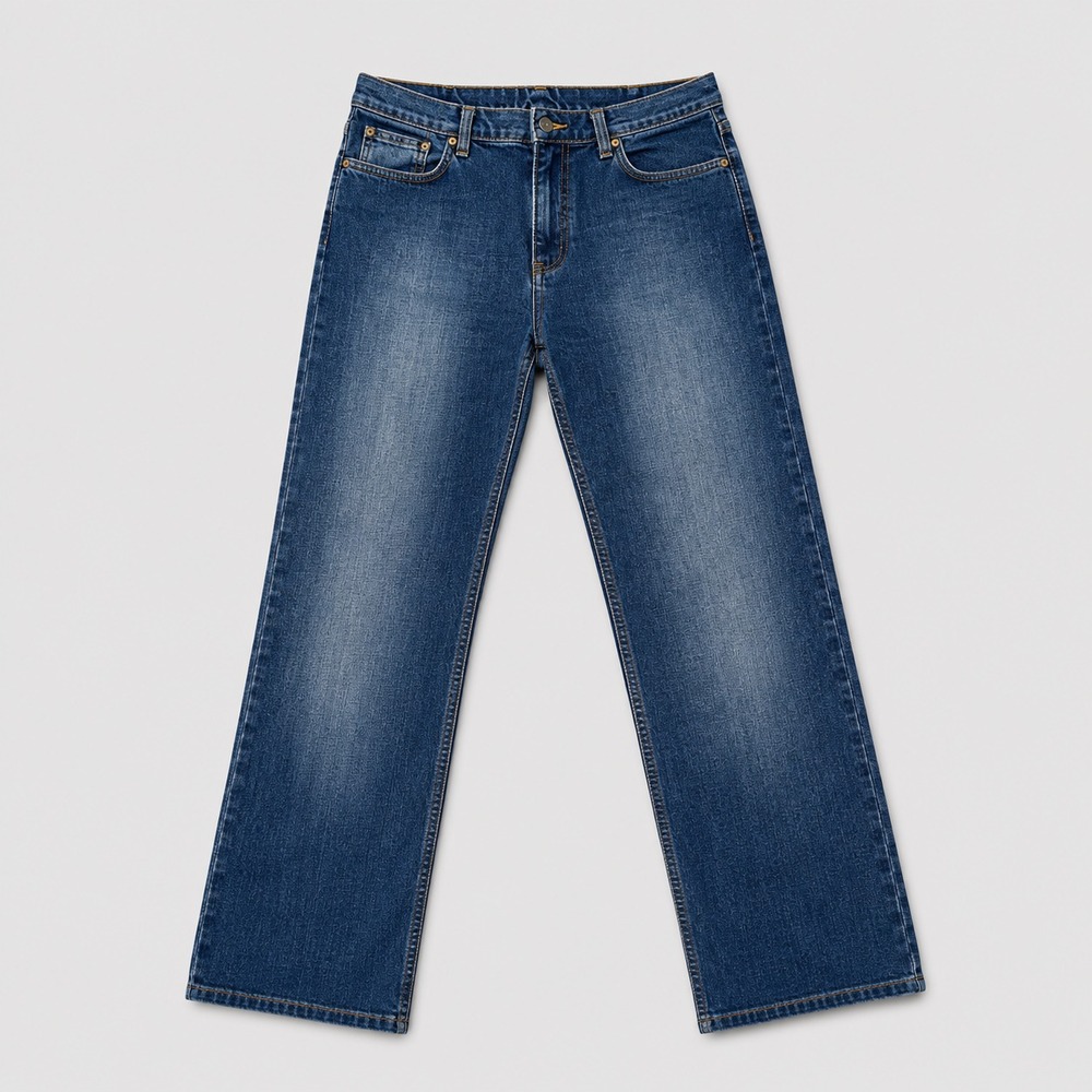 Roberto Cavalli Jeans Womens M Blue Wide Leg Flare Denim Made In Italy